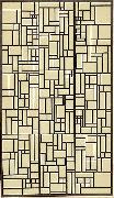 Theo van Doesburg Design for Stained-Glass Composition V. oil painting